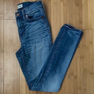 Madewell high riser skinny jeans